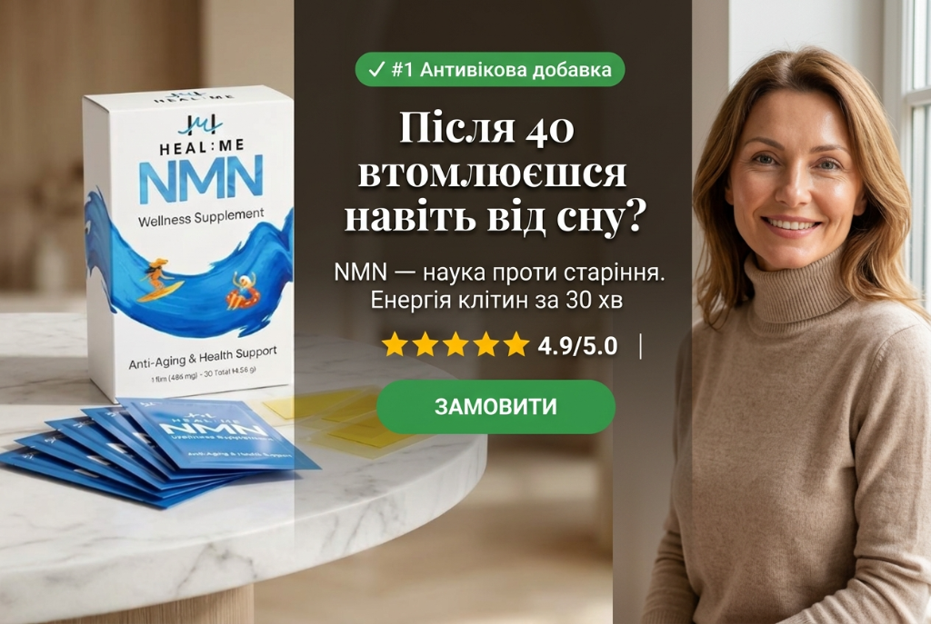 HEAL:ME NMN - Після 40 втомлюєшся навіть від сну?