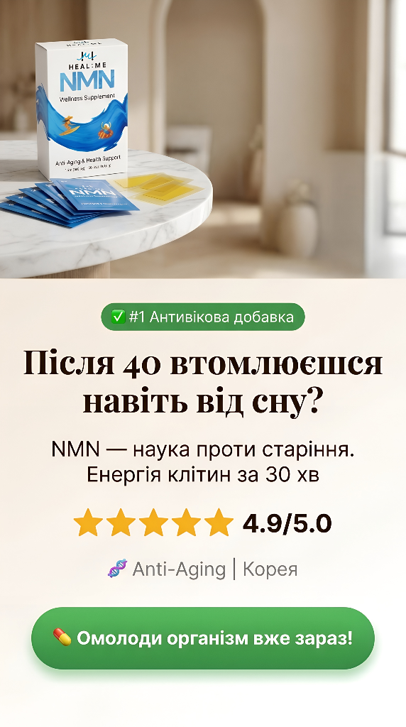 HEAL:ME NMN - Після 40 втомлюєшся навіть від сну?
